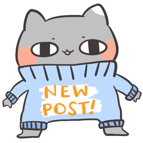 Cat Post Sticker by dazz