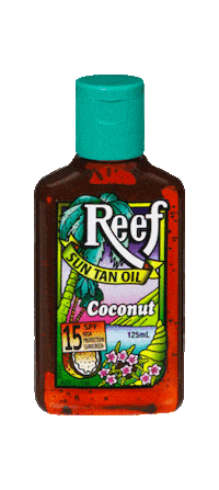 ReefOil beach coconut tan tanning Sticker