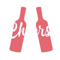 Cheers Wine Sticker