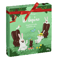 jeff_de_bruges easter jeff chocolat paques Sticker