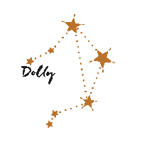 dollyheuvelingvanbeek space shine dolly ster Sticker