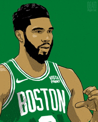 Antknee729 animation basketball nba boston GIF