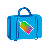 Traveling Carry On Sticker by Hilton Hotels