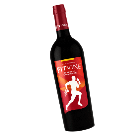 FitVineWine_Official wine redwine cabernet fitvinewine Sticker