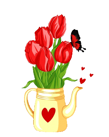 Red Rose Love Sticker