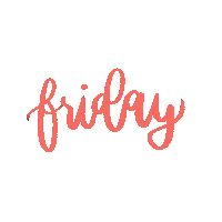 vivyfebriany friday day lettering hari Sticker