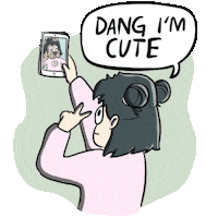 selfie Sticker by Dami Lee