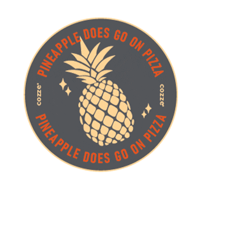 CozzePizzaOvens giphyupload pizza pineapple cozze Sticker