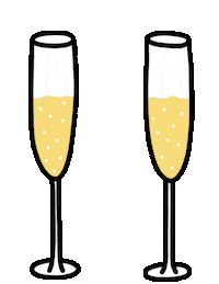 Cheers Celebrate Sticker by leeandracianci