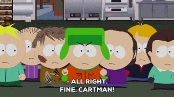kyle broflovski crowd GIF by South Park 