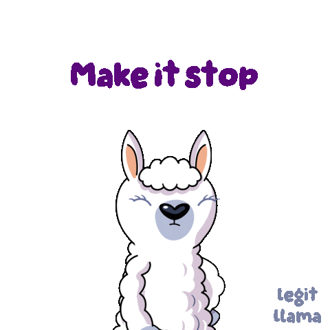 Make It Stop Sticker by VeeFriends