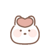 mizunqq 愛 愛心 兔子 水水 Sticker