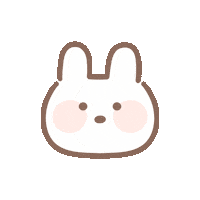 mizunqq 兔子 搖 水水 彈 Sticker