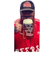 Beer Cheers Sticker by BEARDED VILLAINS