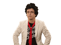 Billie Joe Armstrong Whatever Sticker by Green Day