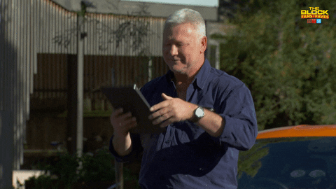 Channel 9 Reaction GIF by The Block