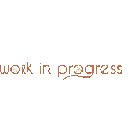 Work In Progress Obra Sticker