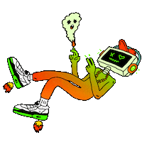 Robot Sticker by Mr Tronch
