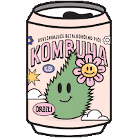 drozlikombuha drink fresh juice kombucha Sticker