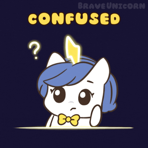 Question Mark What GIF by Brave Unicorn