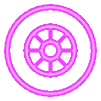 Car Wheel Sticker by cinch