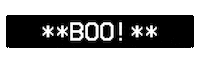 Halloween Boo Sticker