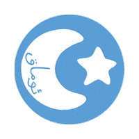 Omaq flower star flowers moon Sticker