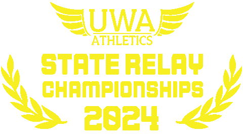 Yellow Sticker by UWA Little Athletics Club