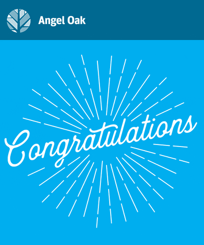 Text gif. The word "congratulations," surrounded by a burst of sun-like rays, flickers between white and bright lime green on a robin's egg blue background.