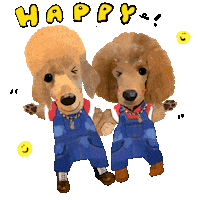 Happy 犬 Sticker