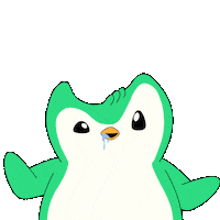 6 7 Penguin Sticker by Abster