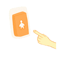 Yunabanani click button ding dong call button Sticker