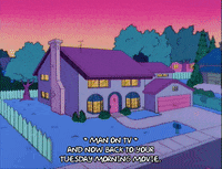 homer simpson house GIF