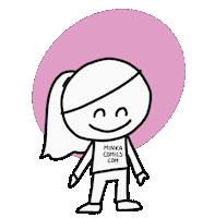 Wave Hallo Sticker by Minka Comics