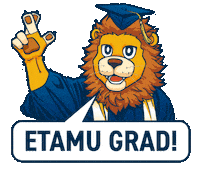 College Graduate Sticker by East Texas A&M University