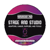 Gold Miami Sticker by Nova Sound