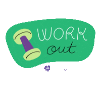 Happy Fitness Sticker by My Weekend Plan