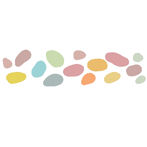 shafiyyatulzahra abstract pastel bubble round Sticker