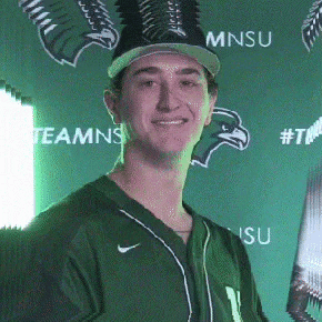 Wink GIF by RiverHawk Sports