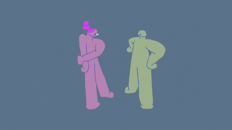 Happy Mental Health GIF by Oksana Kurmaz Art & Animation