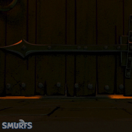 Rihanna Door GIF by Smurfs Movie