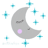 Stars Moon Sticker by All The Sleeps