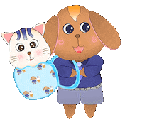 dragonfly527 戀愛 戀愛腦 霜喵 焦嗷與霜喵 Sticker