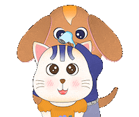 dragonfly527 戀愛 戀愛腦 焦嗷與霜喵 焦嗷 Sticker