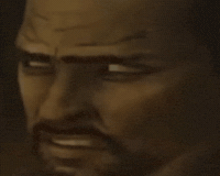 Disgusted The Walking Dead Game GIF