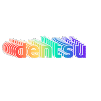dentsupride dentsu Sticker