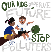 Climate Change Pollution Sticker by INTO ACTION