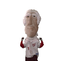 Hands Up What Sticker by Washington Nationals