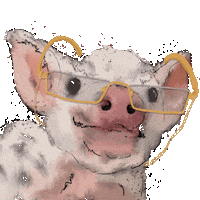 Reading Glasses Sticker