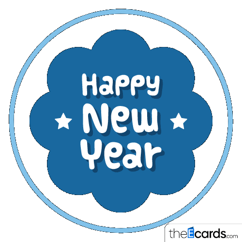 theecards happy new year new year happynewyear new years eve Sticker